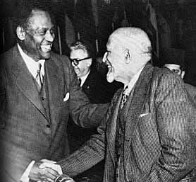 Paul Robeson and W.E.B. DuBois